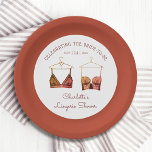 Assiettes En Carton Fête des mariées de lingerie en dentelle noire<br><div class="desc">Black Chic Lace Aquarelle Lingerie Fête des mariées Papier Plaques Vaisselle dispose d'élégants soutiens-gorge en dentelle noire avec votre soirée de lingerie personnalisée, la fête de culotte ou la douche nuptiale dans un script élégant. Personnalisez en modifiant le texte dans les zones de texte fournies. Créé par ©Evco Studio www.zazzle.com/store/evcostudio...</div>