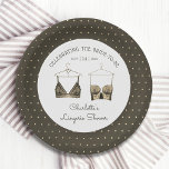 Assiettes En Carton Fête des mariées de lingerie en dentelle noire<br><div class="desc">Black Chic Lace Aquarelle Lingerie Fête des mariées Papier Plaques Vaisselle dispose d'élégants soutiens-gorge en dentelle noire avec votre soirée de lingerie personnalisée, la fête de culotte ou la douche nuptiale dans un script élégant. Personnalisez en modifiant le texte dans les zones de texte fournies. Créé par ©Evco Studio www.zazzle.com/store/evcostudio...</div>