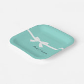 Assiettes En Carton Fête des mariées de mariée et d'épouse célébrant l (Angulaire)