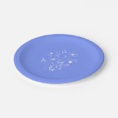 Assiettes En Carton Fête des mariées Fleur sauvage périphérique (Angle)