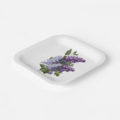 Assiettes En Carton Fête des mariées Lilacs violet (Angulaire)
