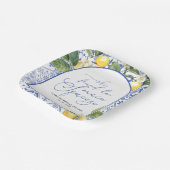 Assiettes En Carton Fête des mariées méditerranéenne de Squeeze (Angulaire)