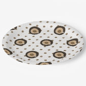 Assiettes En Carton Fête des mariées moderne Coffee Bar Beans (Angle)