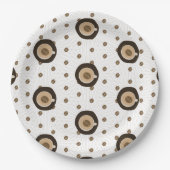 Assiettes En Carton Fête des mariées moderne Coffee Bar Beans (Devant)