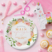 Assiettes En Carton Fête des mariées principale de Squeeze aux agrumes (Fête)