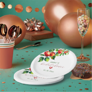 Assiettes En Carton Fête des mariées Red Apple