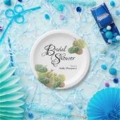 Assiettes En Carton Fête des mariées rustique chute Aspen Feuille (Fête)