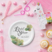 Assiettes En Carton Fête des mariées rustique chute Aspen Feuille (Fête)