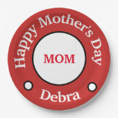 Assiettes En Carton Fête des mères (Devant)