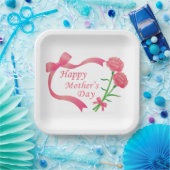 Assiettes En Carton Fête des mères (Fête)