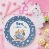 Assiettes En Carton Fête des mères de plage (Fête)