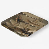 Assiettes En Carton Fête des pères à l’engrenage (Angulaire)