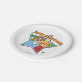 Assiettes En Carton Fête des pères heureuse ! (Angle)