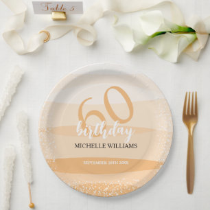 Assiettes En Carton Fête d'été moderne en rose