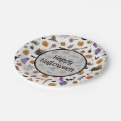 Assiettes En Carton Fête d'Halloween (Angle)