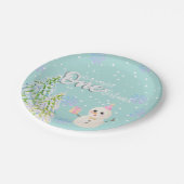 Assiettes En Carton Fête d'hiver Onederland (Angle)