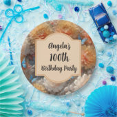 Assiettes En Carton Fête du 100e anniversaire (Fête)