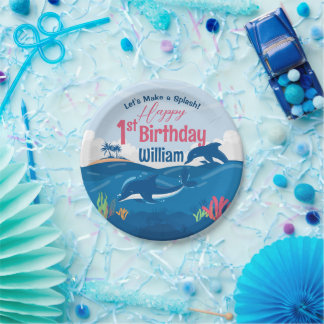 Assiettes En Carton Fête du 1er anniversaire : une célébration de daup