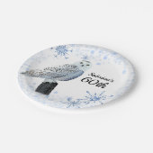 Assiettes En Carton Fête du 60e anniversaire de Owl (Angle)