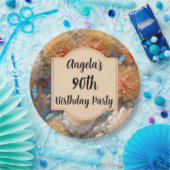 Assiettes En Carton Fête du 90e anniversaire (Fête)