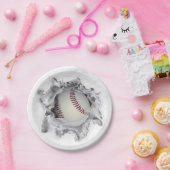 Assiettes En Carton Fête du baseball (Fête)