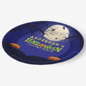 Assiettes En Carton Fête du costume d'Halloween (Angle)