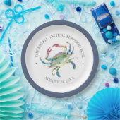 Assiettes En Carton Fête du crabe (Fête)