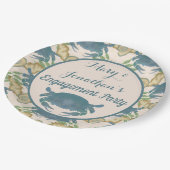 Assiettes En Carton Fête du crabe Crabes bleus, Fiançailles (Angle)