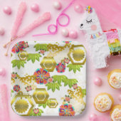 Assiettes En Carton Fête du design japonais (Fête)