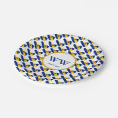 Assiettes En Carton Fête du DRAPEAU DE LA BARBADE Anniversaire Fête du (Angle)