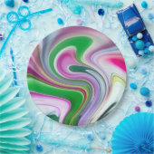 Assiettes En Carton Fête du jardin (Fête)