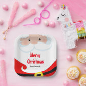 Assiettes En Carton Fête du Père Noël Joyeux Noël (Fête)