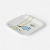 Assiettes En Carton fête du pickleball et martini (Angulaire)