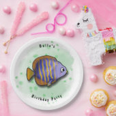 Assiettes En Carton fête du poisson de mer (Fête)