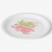 Assiettes En Carton Fête du printemps (Angle)