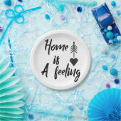 Assiettes En Carton Fête du réchauffement du foyer (Fête)