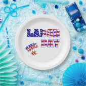 Assiettes En Carton Fête du Travail - (Fête)