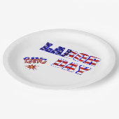 Assiettes En Carton Fête du Travail - (Angle)