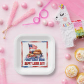 Assiettes En Carton Fête du travail (Fête)