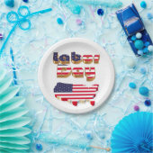 Assiettes En Carton Fête du travail (Fête)