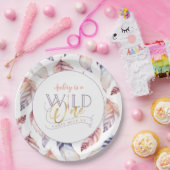 Assiettes En Carton fête d'un 1er anniversaire sauvage (Fête)
