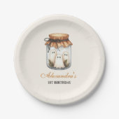 Assiettes En Carton Fête éffrayante Sweet ONE (Devant)