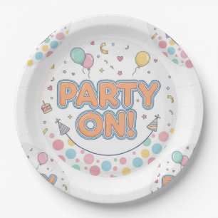 Assiettes En Carton Fête en cours ! Gâteau d'anniversaire pour enfants
