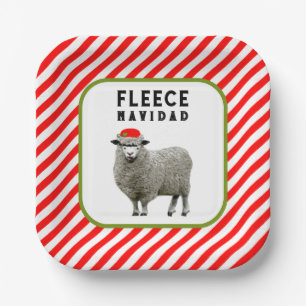 Assiettes En Carton Fête Feliz Navidad