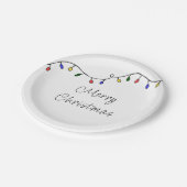 Assiettes En Carton Fête Festivale de Noël (Angle)