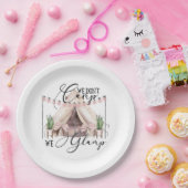 Assiettes En Carton Fête Glamping (Fête)