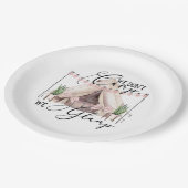 Assiettes En Carton Fête Glamping (Angle)