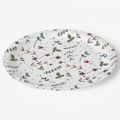 Assiettes En Carton Fête jardin (Angle)