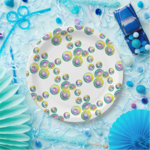 Assiettes En Carton Fête Jusqu'À Vous Pop Bubble Wand Anniversaire Bub