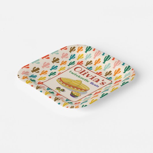 Assiettes En Carton Fête mexicaine Fiesta (Angulaire)